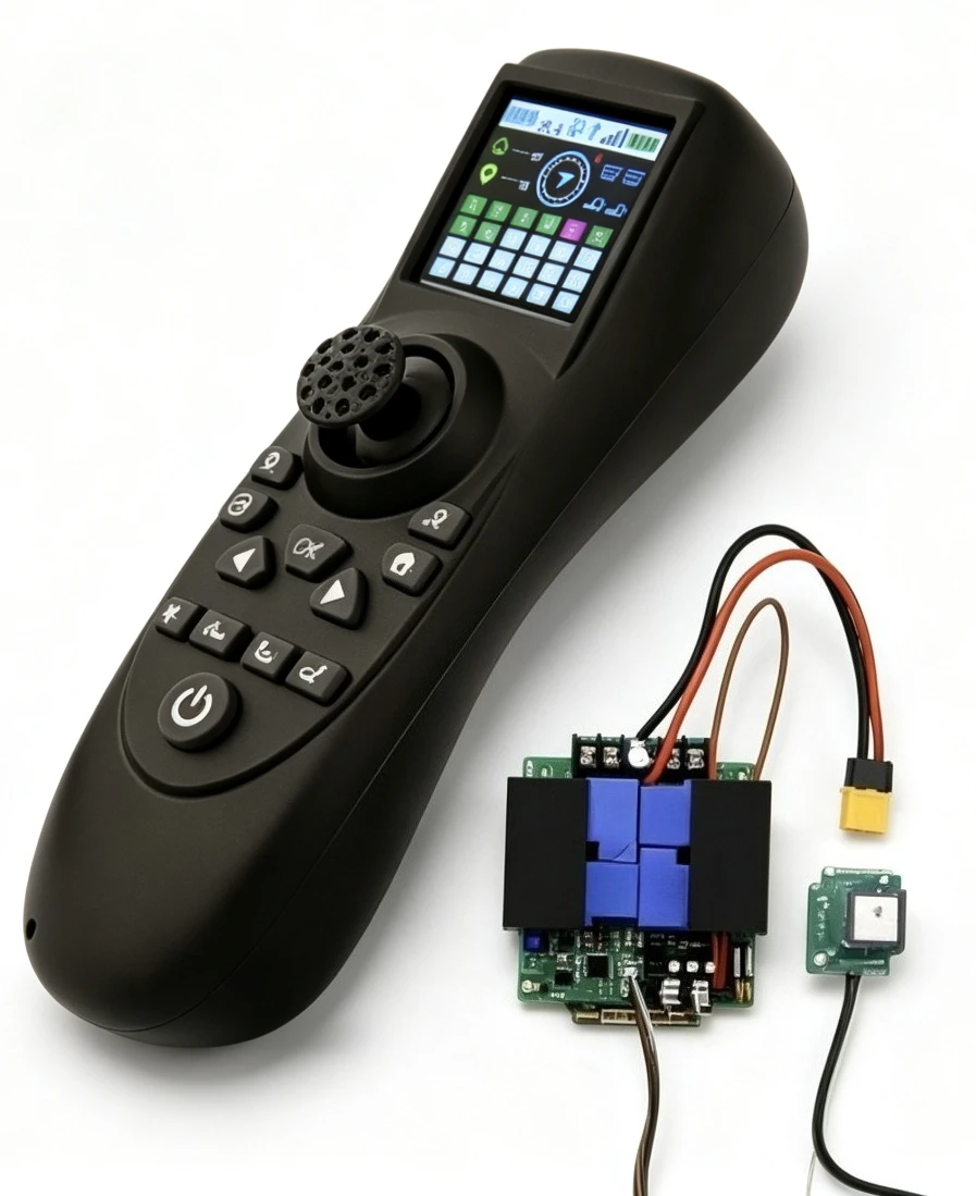 RX40G Remote Controller Receiver Kit Color Screen One Key Return Module For Trawler Fishing Boat Modification Accessory