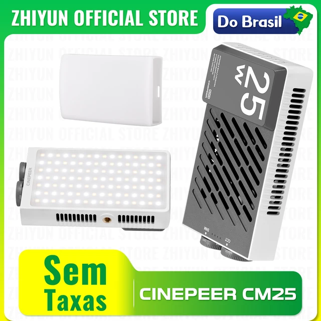 ZHIYUN CM25 Luz de Vídeo LED Portátil