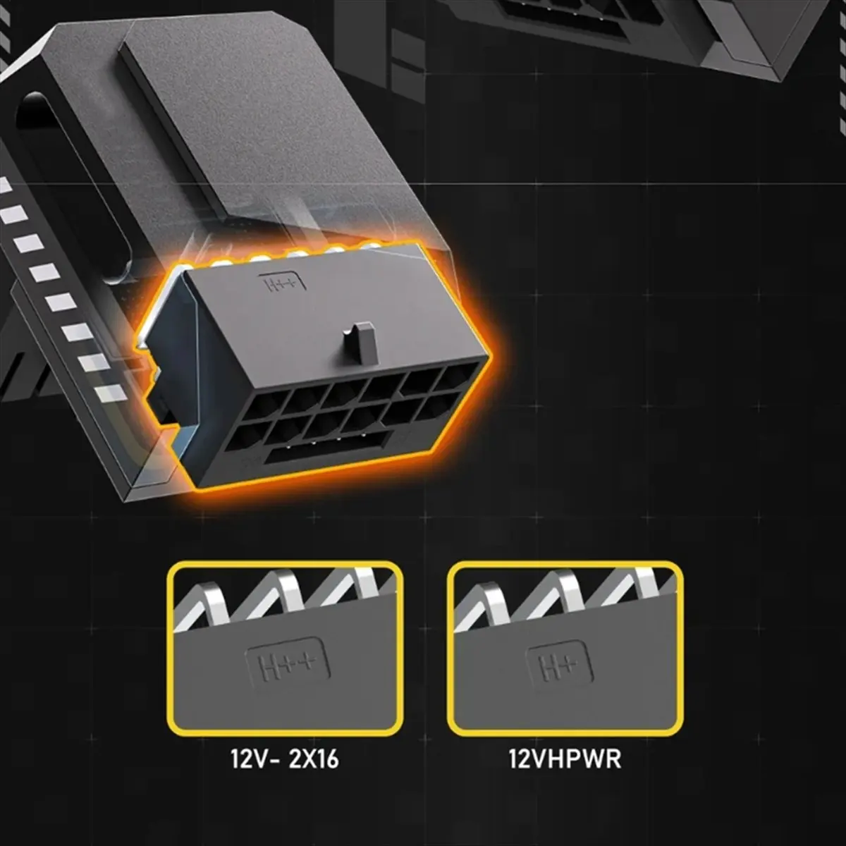 ABGZ 600W 12+4pin PCIe 5.0 Adapter 90 Degree Right Angle 16pin 12VHPWR GPU Connector for 3090Ti 4070Ti 4080 RVS Black