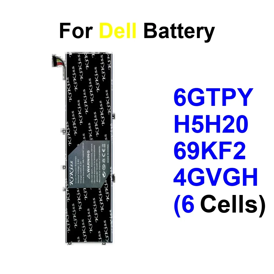 

Аккумулятор 6GTPY 69KF2 для Dell Alienware Precision 5520 5530 5550 7500 XPS 15 1P6KD 9550 7590 9500 9560 9570 5510 2020