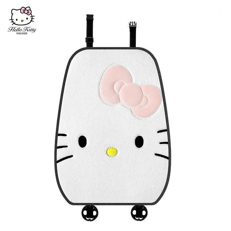 Sanrio Autositzkissen Schutzpolster Schaf Samt Hautfreundliches Taillenpolster Cartoon Dekoration Hello Kitty Autozubehör Geschenk