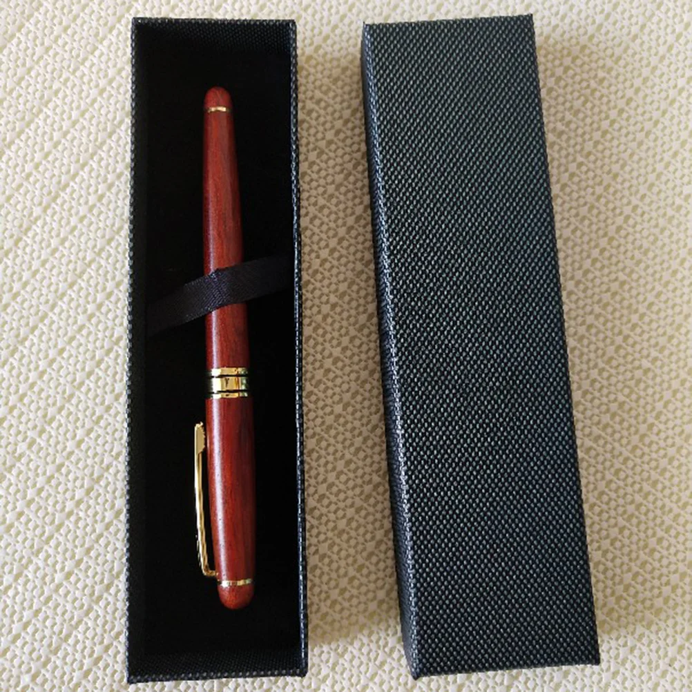 

Steel Set Rosewood Fountain School Wooden Supplies Pen Smooth Writing Office School Stationery Supplies Ink Pen