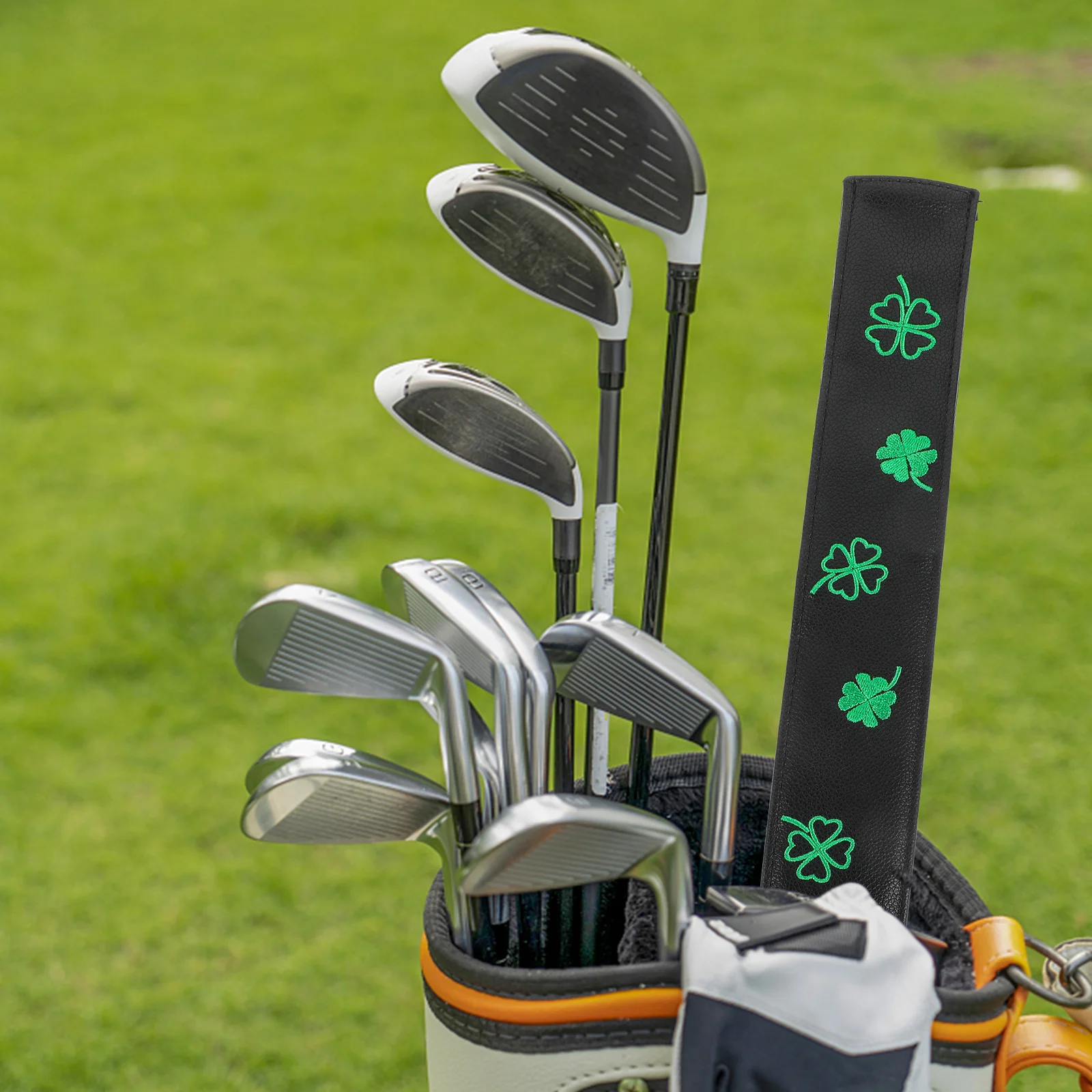 

Golf Bat Cover PU Protective Cover Delicate Workmanship Lightweight Portable Golf Club Bat Protector Golfs Club Supplies