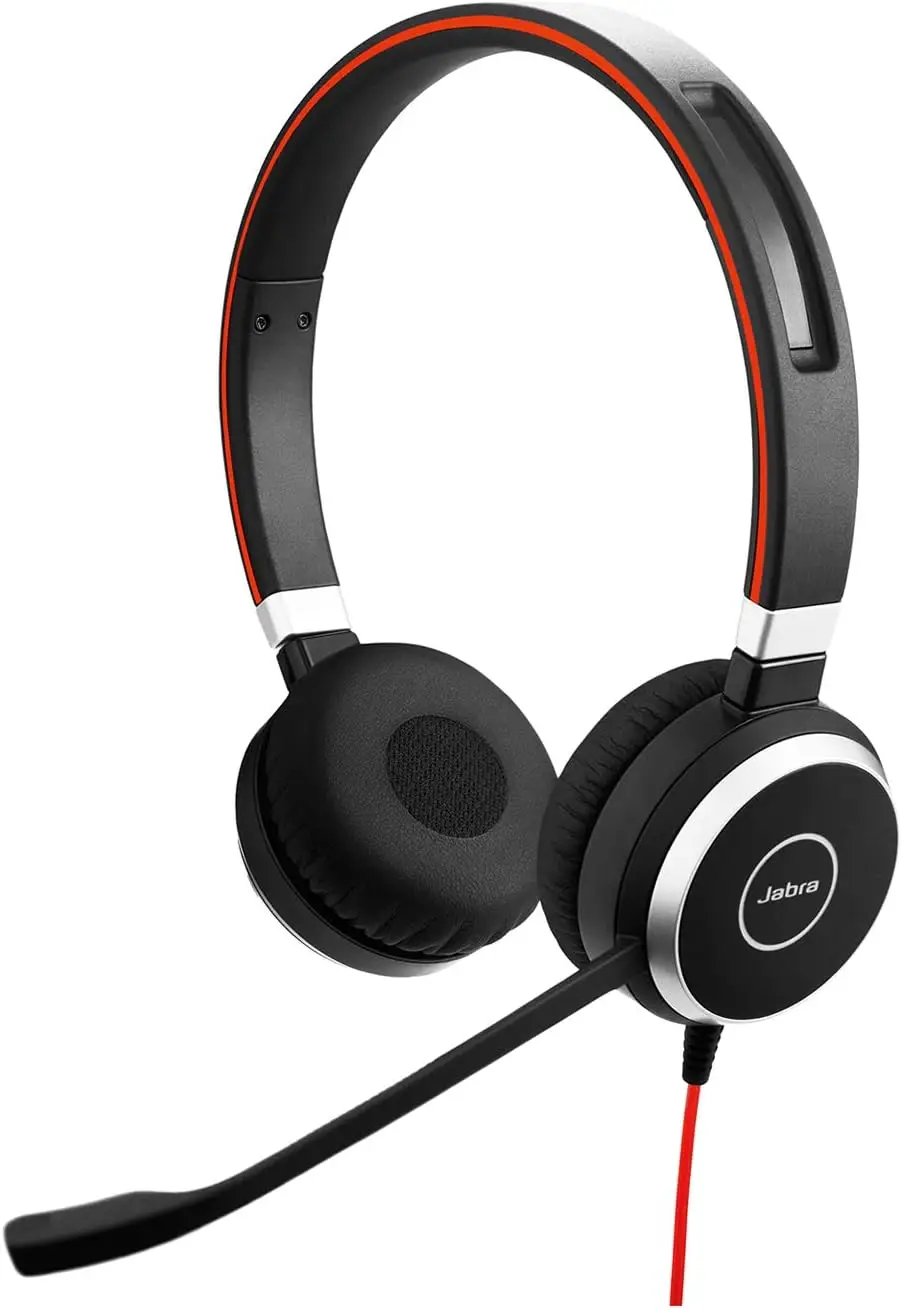 Professional Wired Stereo Headset, UC-Optimized for Calls and Music, 3.5mm/USB Connection, All-Day Comfort Design