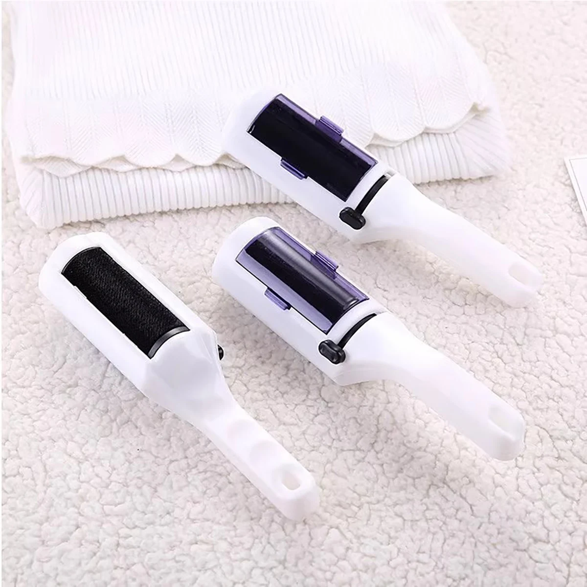 1pc Electrostatic Static Clothing Dust Pets Hair Cleaner Remover Brush Suction Sweeper For Home Office Travel Cleaning Brushes