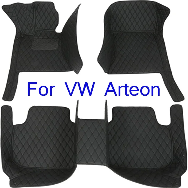 フォルクスワーゲンVW ARTION 2017-2023用のカスタムカーフロアマット,車内アクセサリー