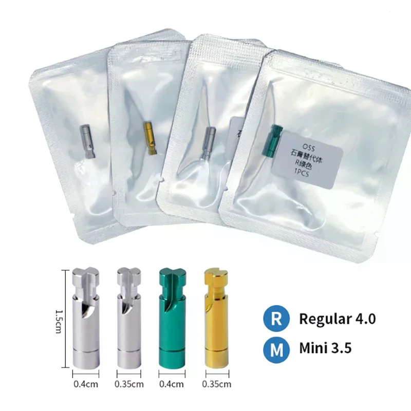 Dental Lab Implant Analog Plaster Mini Regural Oral Care Accessories Compatible with Osstem Hiossen
