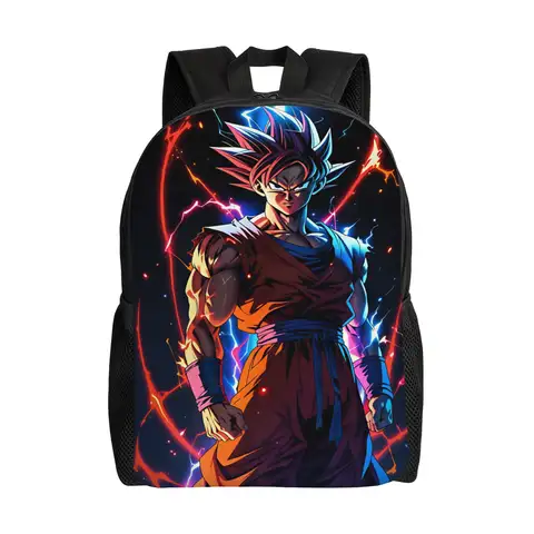 Son Goku Backpack Dragons Balls Cycling Backpacks Women Custom Breathable High School Bags Elegant Rucksack