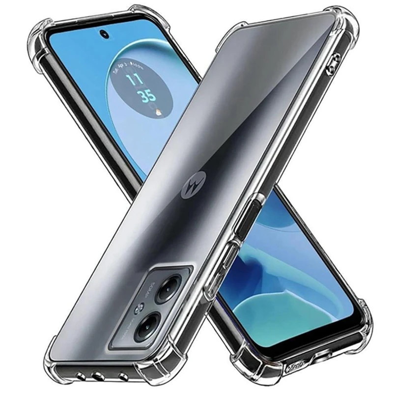 

Shockproof Airbag TPU Case for Moto G17/G05/G75/G85/G35/G55/G04S/G24/G15 Power/G84/G34/G54/G14 Protective Cover