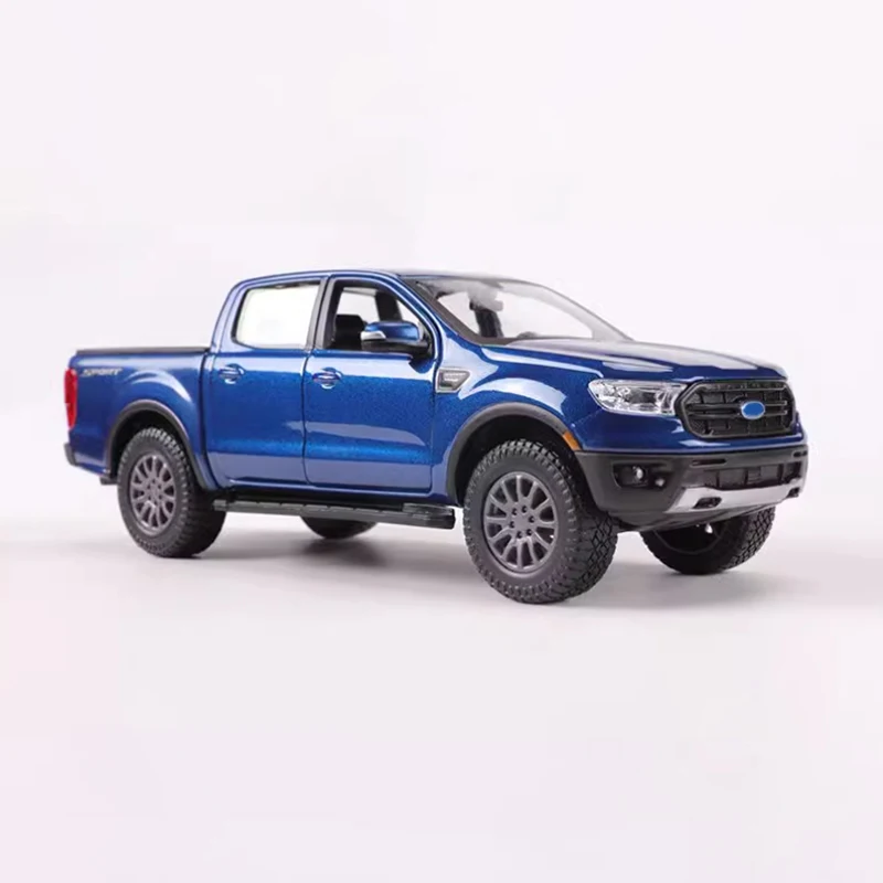 Diecast 1:27 Scale Alloy Pickup Ranger 2019 Car Model Finished Product Simulation Toy Static Model Collection Gift Display