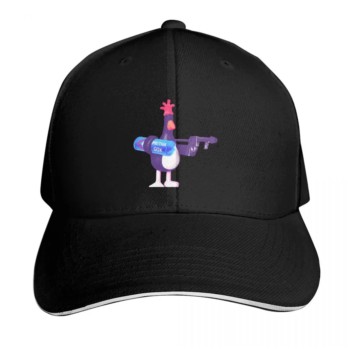 Feathers Baseball Cap Adjustable Buckle Closure Moisture Wicking Quick Dry Curved Brim Classic Fit