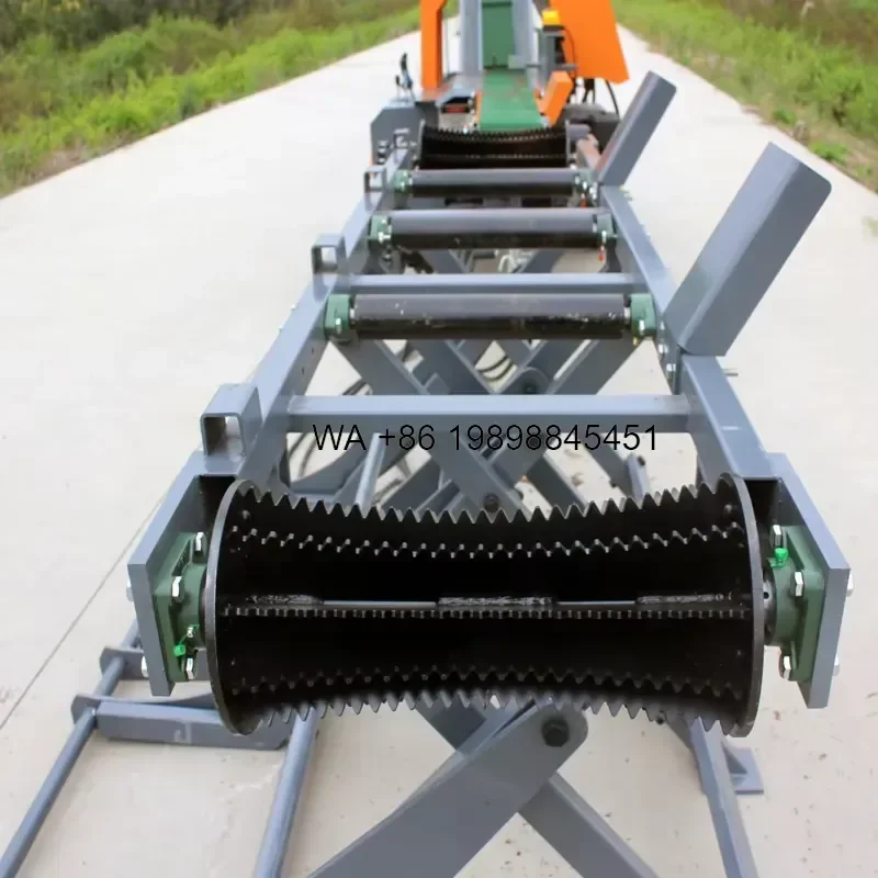 Wmwmnu for Hot Sale Hydraulic Firewood Processor Wood Processor Log Splitter with Log Lifter Log Table