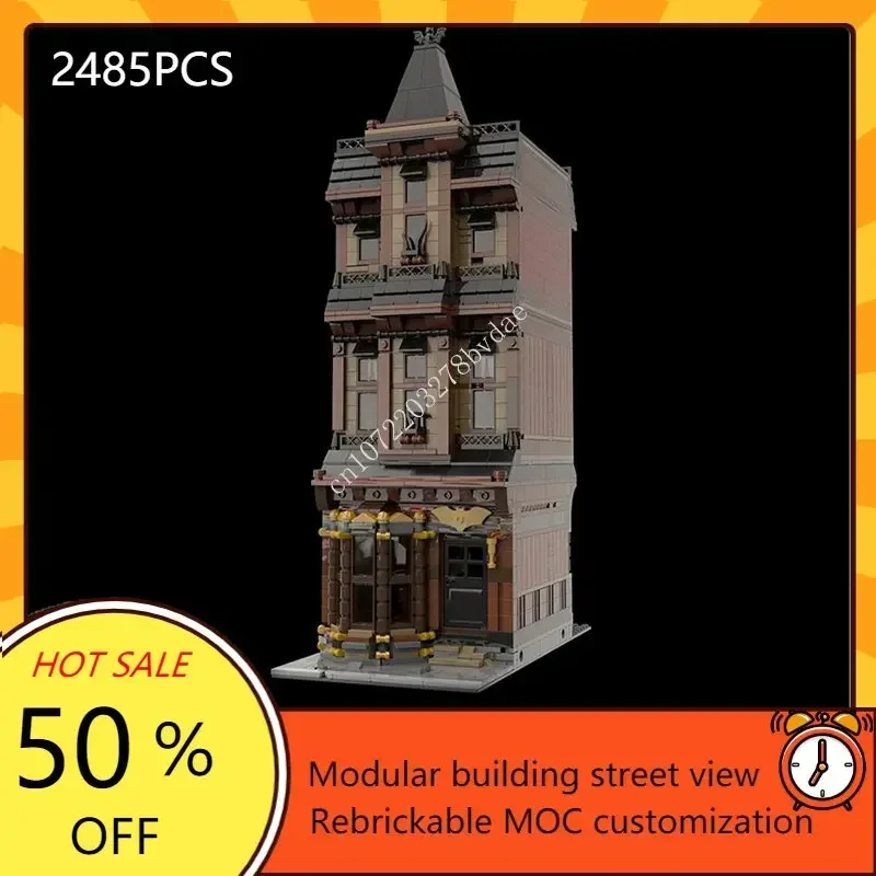 

Vlad Brickula Mansion Modular MOC Creative street view Model Building Blocks Architecture DIY Education Assembly Model Toys Gift