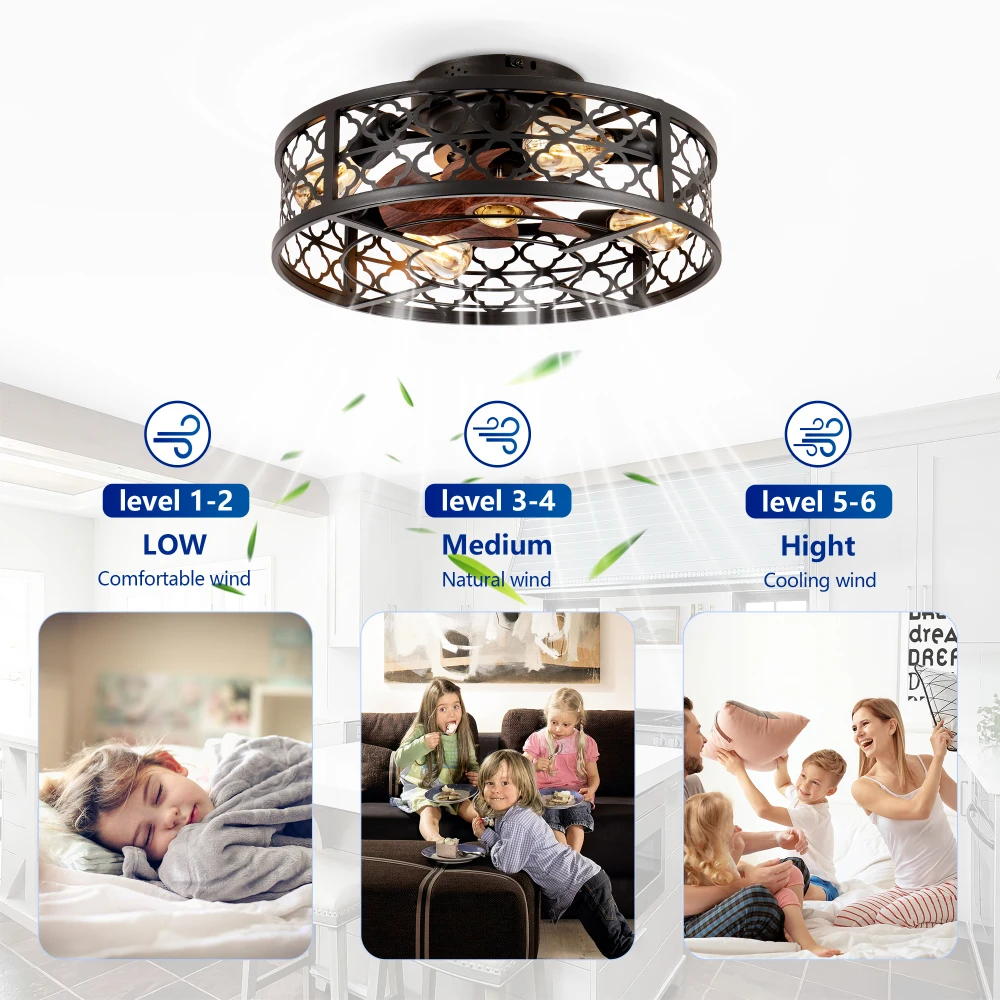 Blumenförmiger Sommer-Deckenve – Decor Lighting Ceiling Fans Bewertung und Preis