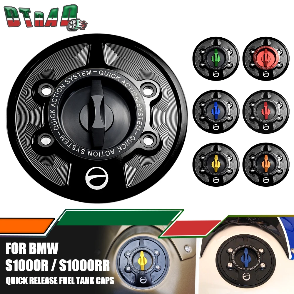 For BMW S1000RR HP4 2010-2022 S1000R NAKED 2014-2022 M1000RR Motorcycle Quick Release Keyless Fuel Tank Cap Oil Cover