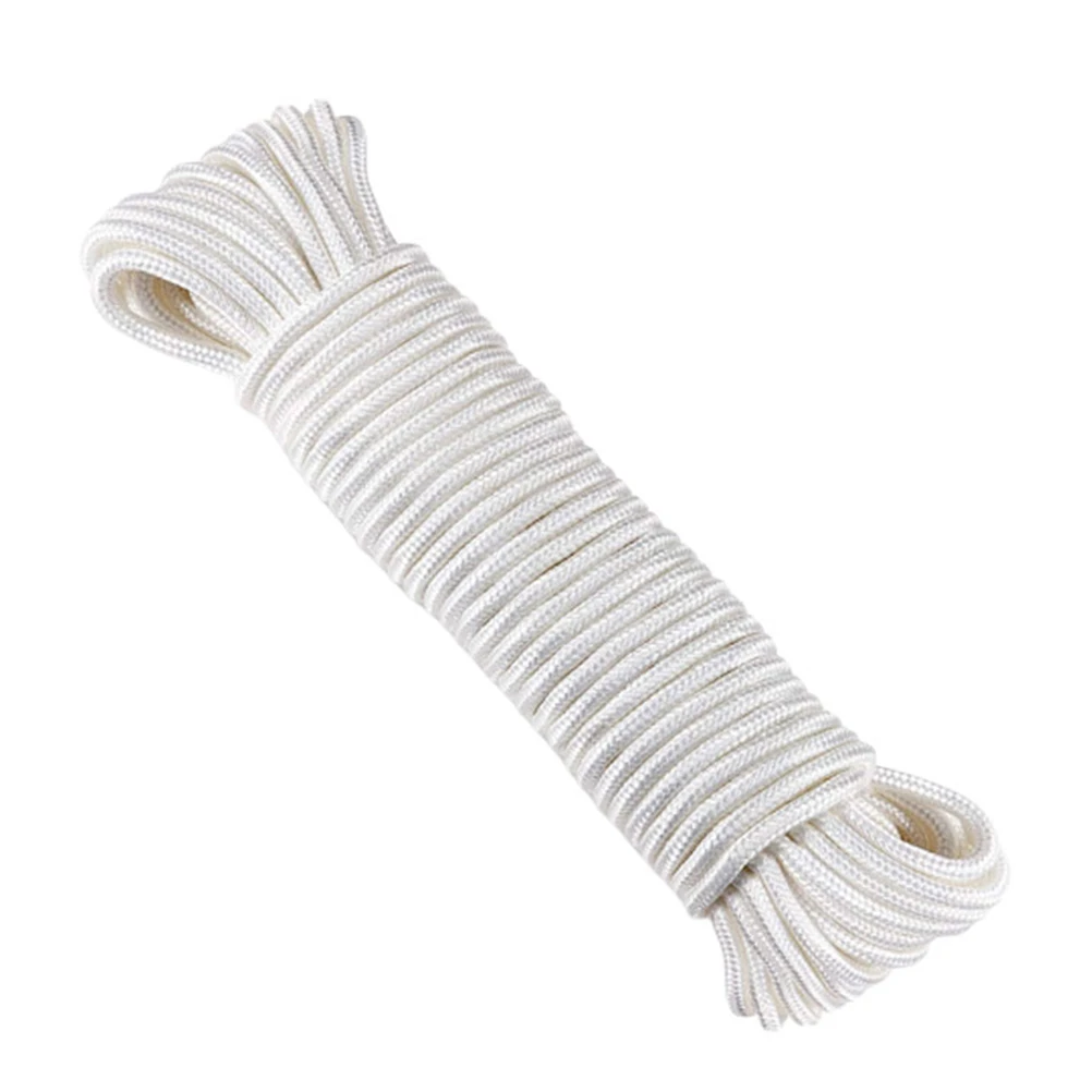 

6 Rope Flag Halyards Flagpole Lifting Weather Resistant Clothesline Nylon Accessories
