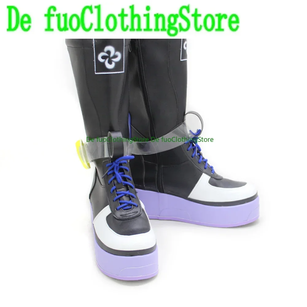 Arknights Mizuki Scarpe Cosplay Stivali Gioco Anime Festa di Carnevale Halloween DefuoClothing Negozio di scarpe
