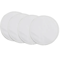 4Pc Rayon Made from Bamboo Nursing Breast Pads Washable & Reusable Breastfeeding Nursing Pads