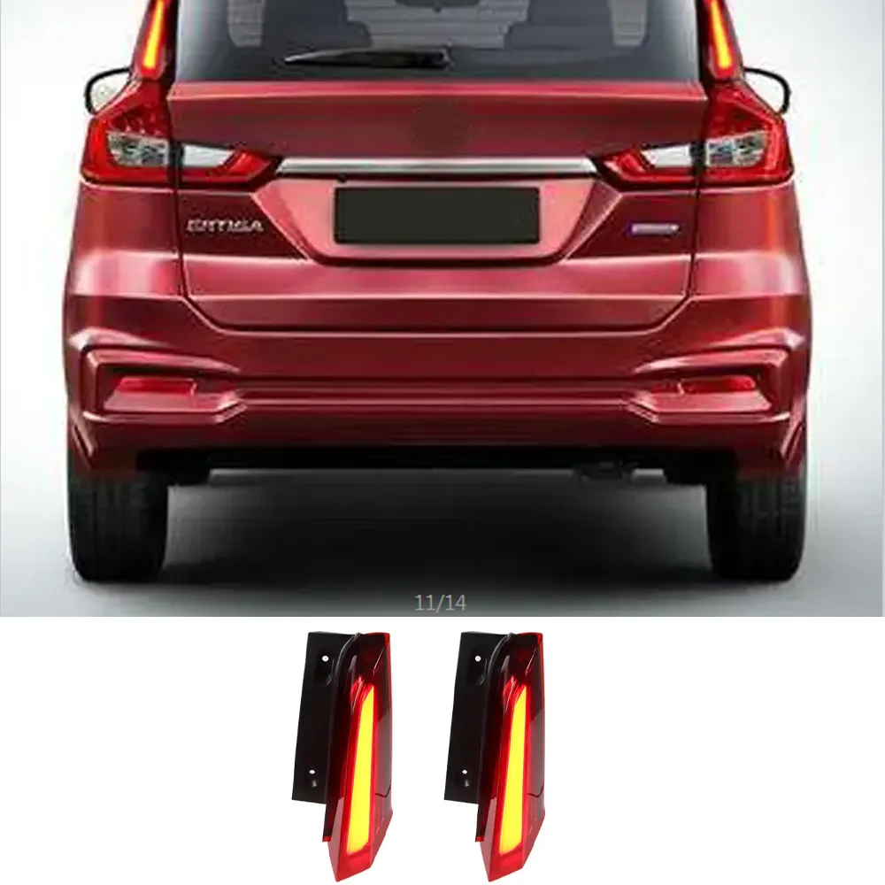 For Suzuki ertiga 2018 2019 Car LED Rear Trunk Pillar Light Column Brake LED Lamp Driving Light