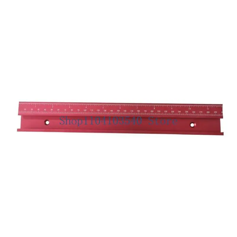 02DC Type 45 Metric and Inch Woodworking Chute with Precise Scale  Aluminum Alloy Material for Fixtures Skis Planers