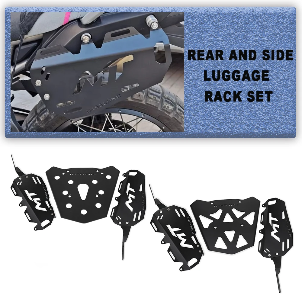 

NEW Rear Luggage Carrier Rack Motorcycle Cargo Storage Tail Box Support Shelf Bracket For CFMOTO 450MT CF MOTO 450 MT MT450 2024