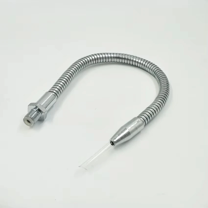 1pcs  G1/4-400mm Metal Cooling Tube/ Water Cooling Pipe Round Nozzle OD 14mm