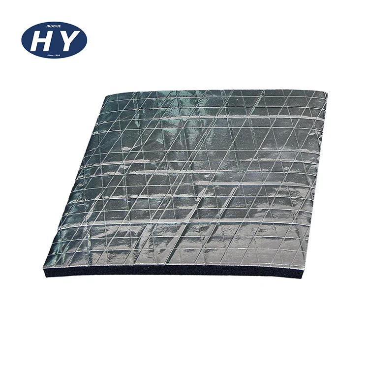 Heat Shield Car Sound Deadener Material Noise Dampener Sound Deadener Heat Barrier Mat Closed Cell Foam with Aluminum Sheet