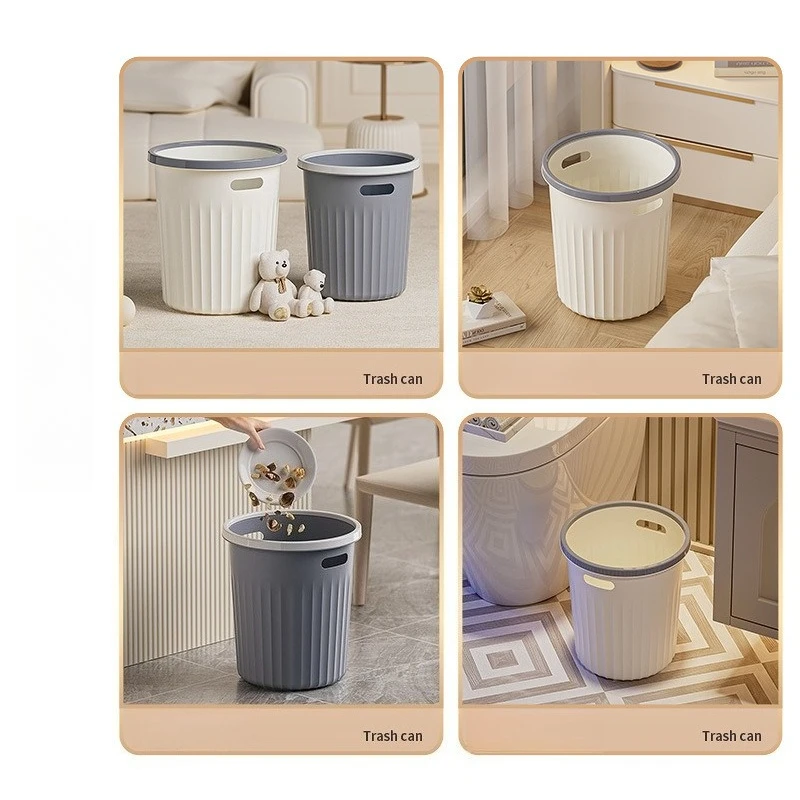 Separate Trash Bin Large-sized Garbage Can in High-value Kitchen Food Waste Wastebasket Bathroom Household Cleaning Tools Home