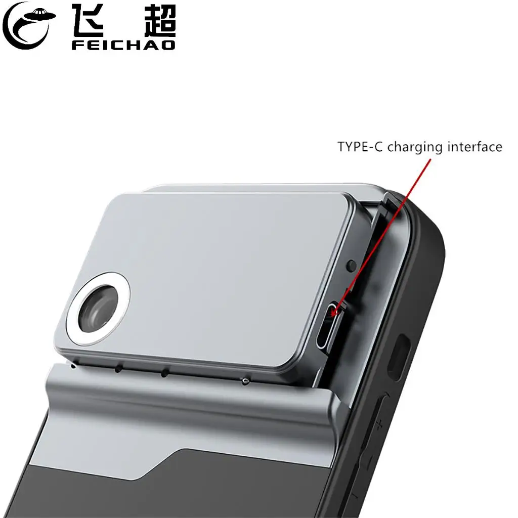 

Microscope 400x Mini Microscope Built-in Battery for iPhone 16pro 16promax Phone Case Camera Magnification LED Micro Lens
