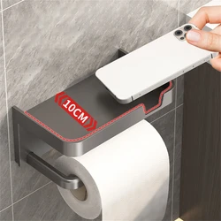 Punch-free Toilet Roll Paper Holder Toilet Paper Box Tissue Rack Paper Rack Wall Wash Towel Tissue Storage Rack