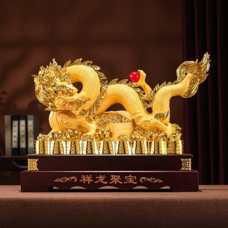 

Fortunate Xianglong Decoration Mascot, Living Room, Home, Wine Cabinet, Entrance, Housewarming Gifts, Housewarming