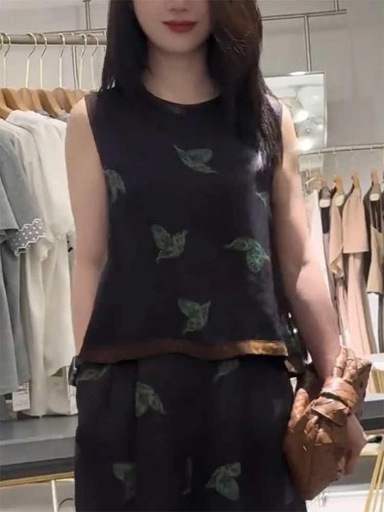 Bla broderie florale ronde Ne Svel gilet irt chinois rétro Sle polyvalent été nouveauté femmes Faion haut