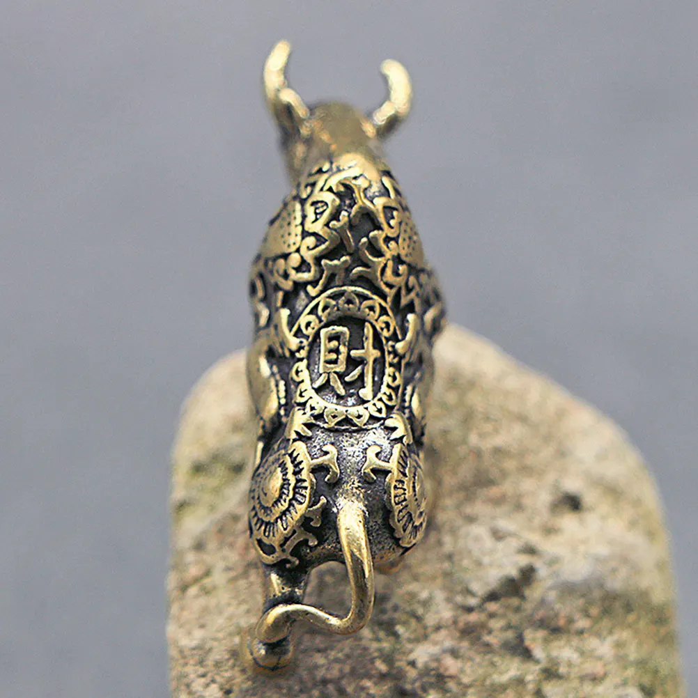 2Pcs Brass Ox Keych…