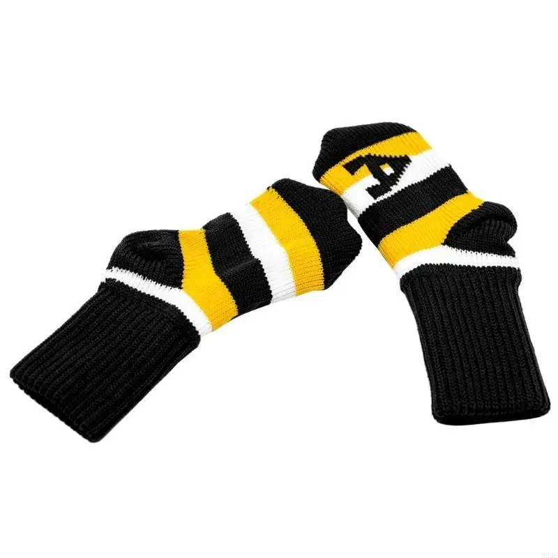 9 قطعة/المجموعة الحياكة الغزل النسيج مضرب الغولف يغطي جولف الحديد غطاء رأس نادي يغطي الحديد غطاء الرأس نوادي الغولف رئيس يغطي