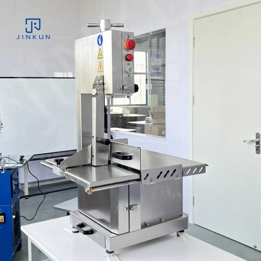 2026 For Butchers JKB280S 1800W Full Body Saw 1830mm 304 Stainless Steel Blade with Slag Box Emergency Stop 110V 220V