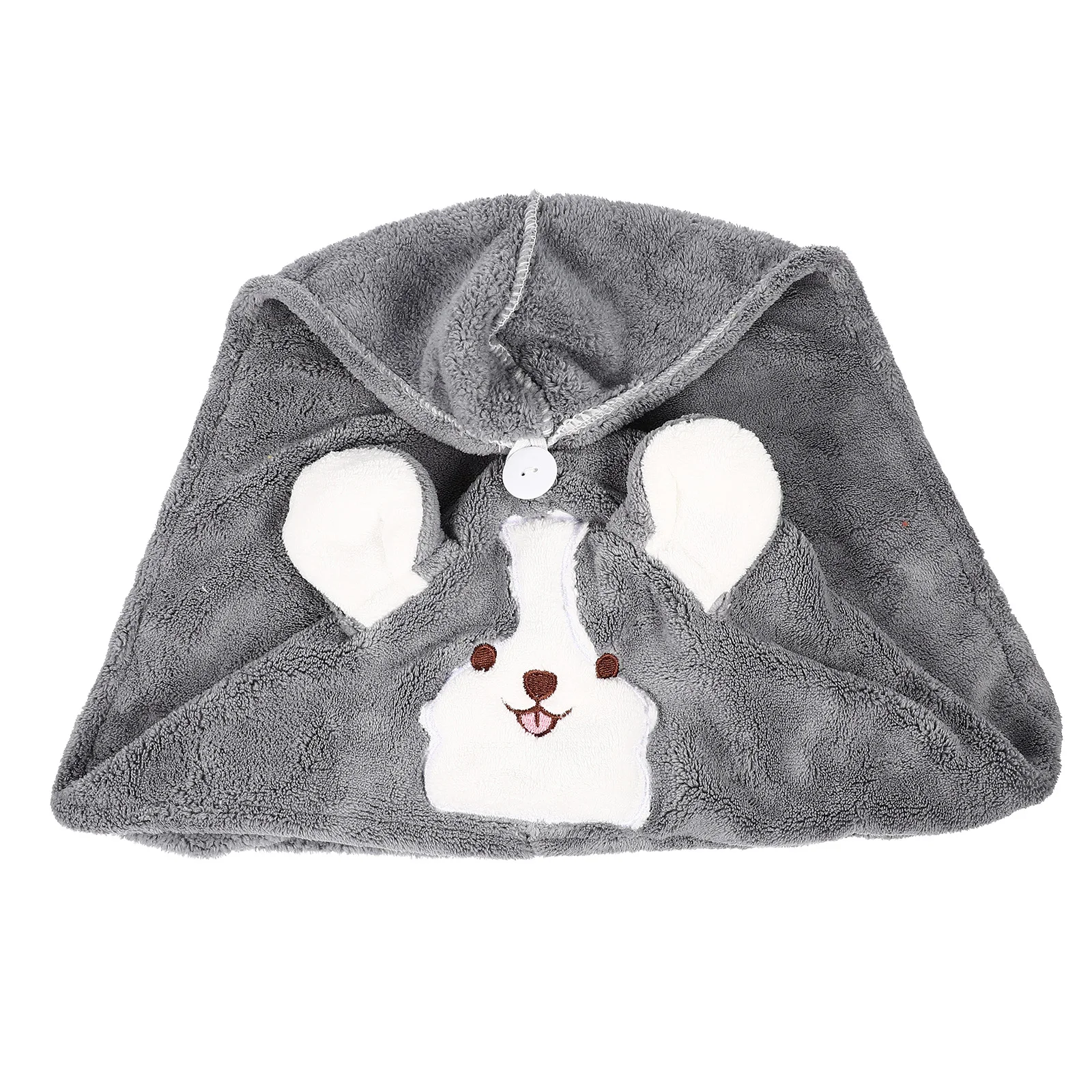 

Coral Fleece Hair Towel Wrap Cartoon Bath Absorbent Hat Girl Quick Drying Shower Caps Water Absorption Hair Hat Towel