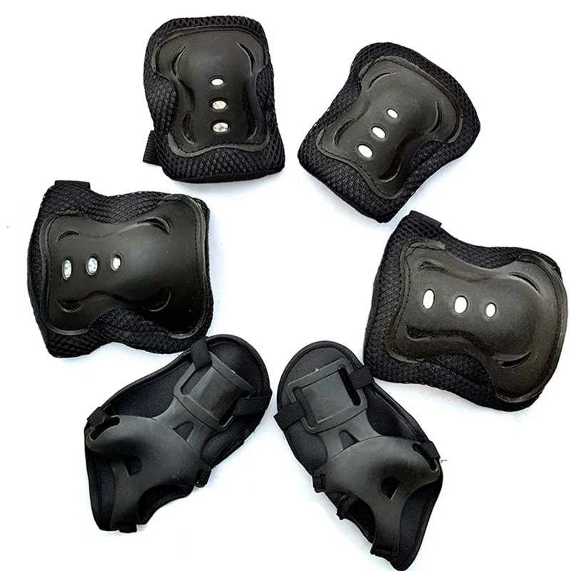 

6pcs Protective Gears Set Children Knee Pad Elbow Pads Wrist Guards Child Safety Protector Kit Cycling Bike Skating