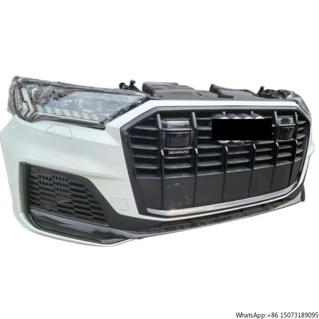 

Suitable for Q7 2022-2023 Front Bumper Assembly with Complete Radiator Fan Front Face Assembly and Headlights Fender