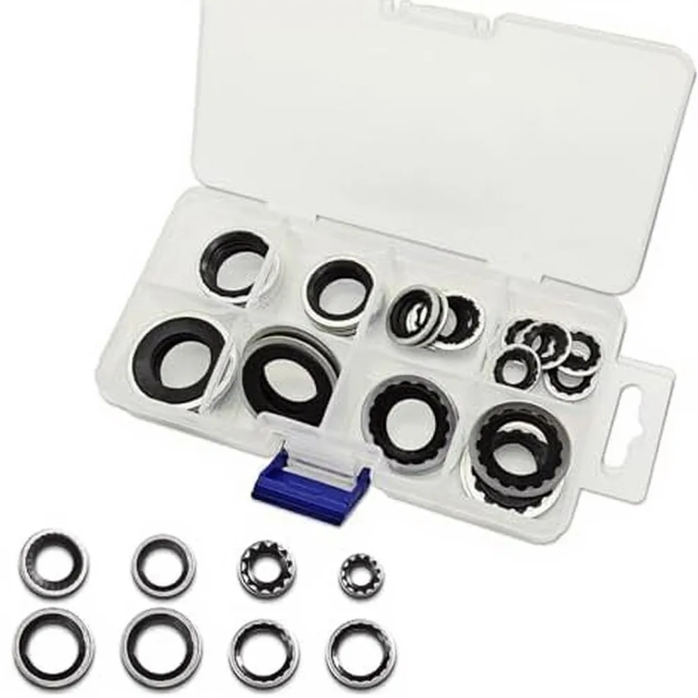 Automotive Air Conditioning System Sealing O-ring Kit Compressor Expansion Valve Gaskets Pipe Head Sealing Gasket