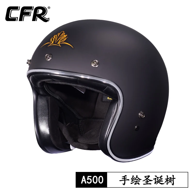 

New Arrival Racing Full Face Motorbike Helmet Korea Style Dirt Bike Helm Retro Fiberglass Lightweight Cafe Racer Helmet DOT ECE