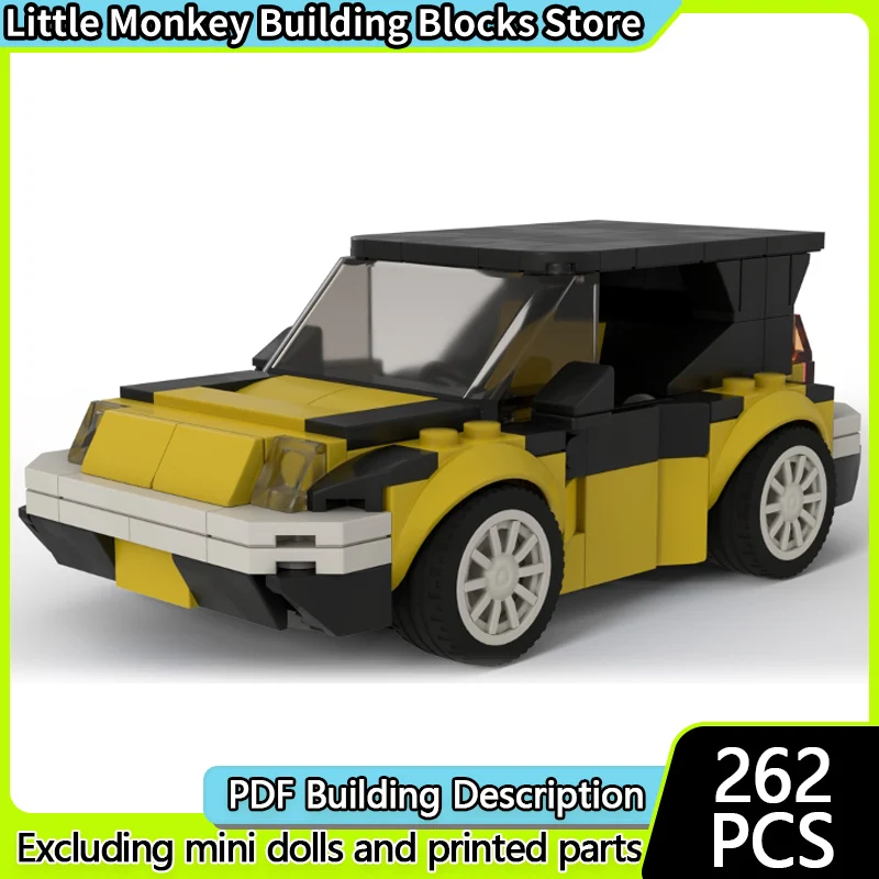 

Конструктор «Гоночная машина» (MOC), классический раллийный автомобиль, модульная технология, детские праздничные подарки, игрушки для сборки