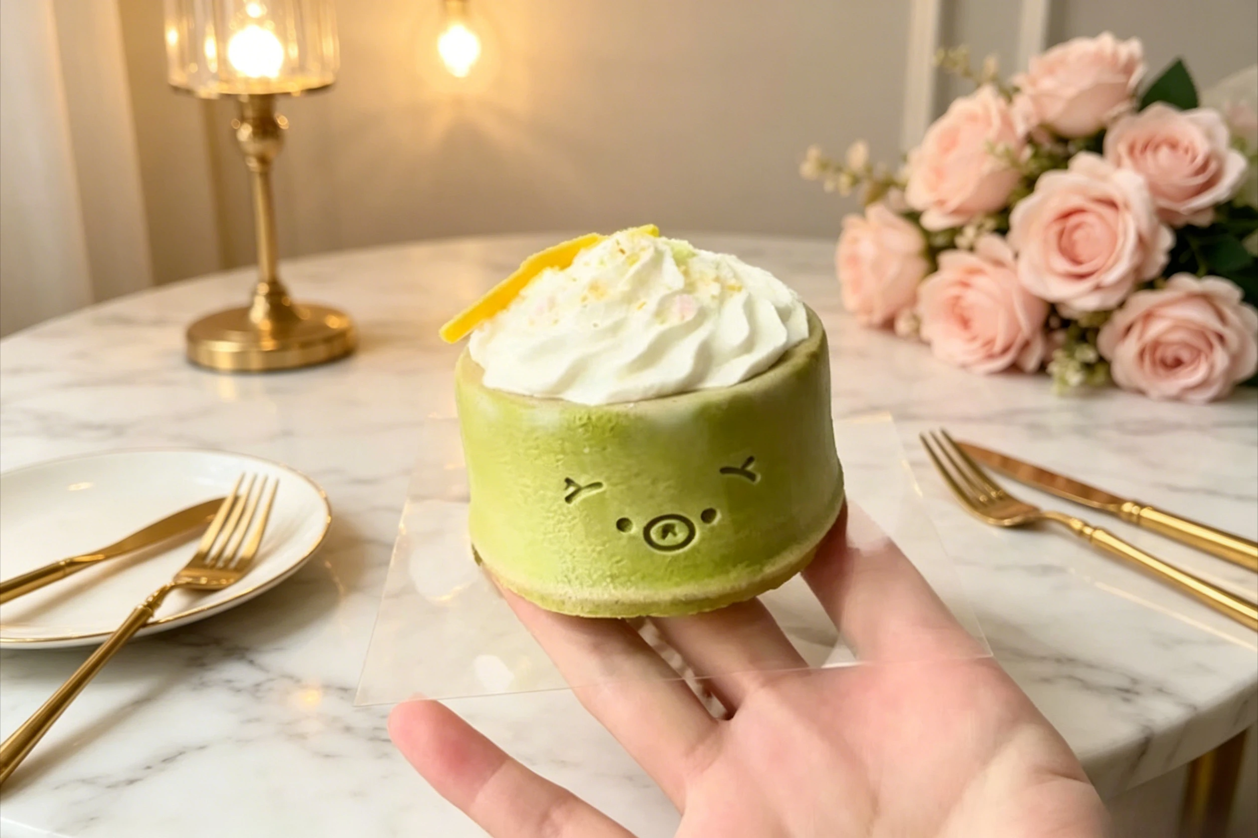lindo-brinquedo-anti-stress-squishy-rilakkuma-em-formato-de-bolo-de-matcha-com-cobertura-de-creme-design-de-confeitaria-acessorio-domestico-redutor-de-estresse