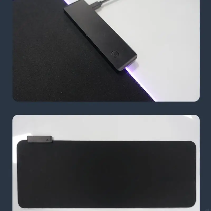 781e LED Light Gaming Hub 4 Porta USB Mouse Pad RGB Teclado Base Base borracha LAPTOP PC Laptop para PC Laptop