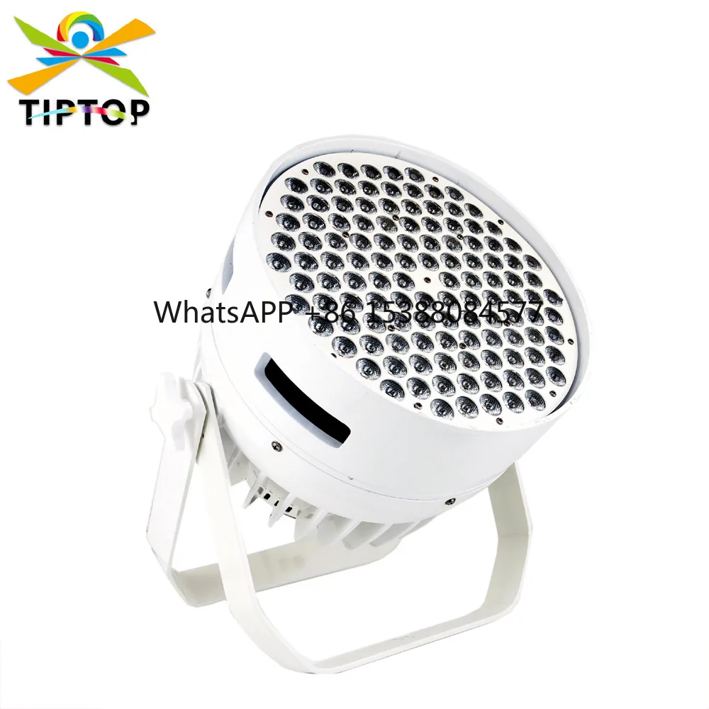 

Cross-border direct supply of LED effect lights, 120 3-watt 4-color cast aluminum par lights in white shell, wedding stage lamps