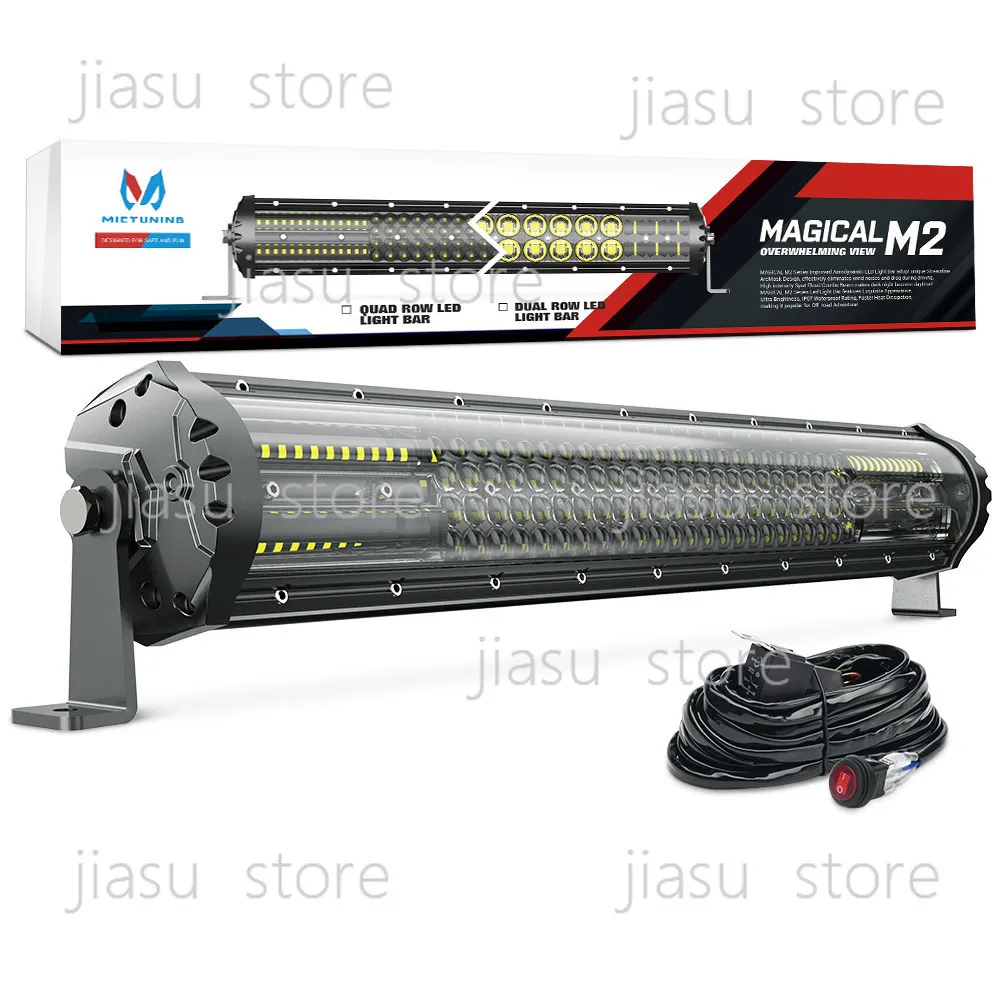 

High Power LED Work Light Bar 12-24V Offroad Vehicle Roof Lamp Car Front Bumper Auxiliary Driving Light