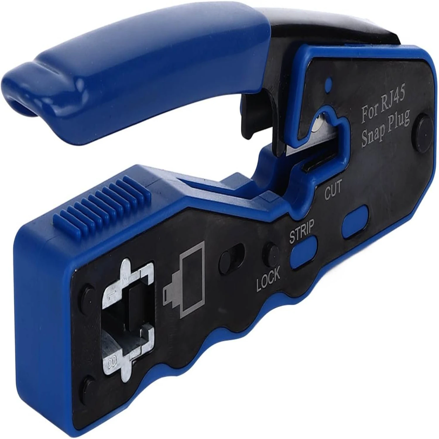 Top-Quality Dependable R45 Crimper for Professional Data Network Cables Stripping and Crimping - Efficient Modular Ethernet Cutt