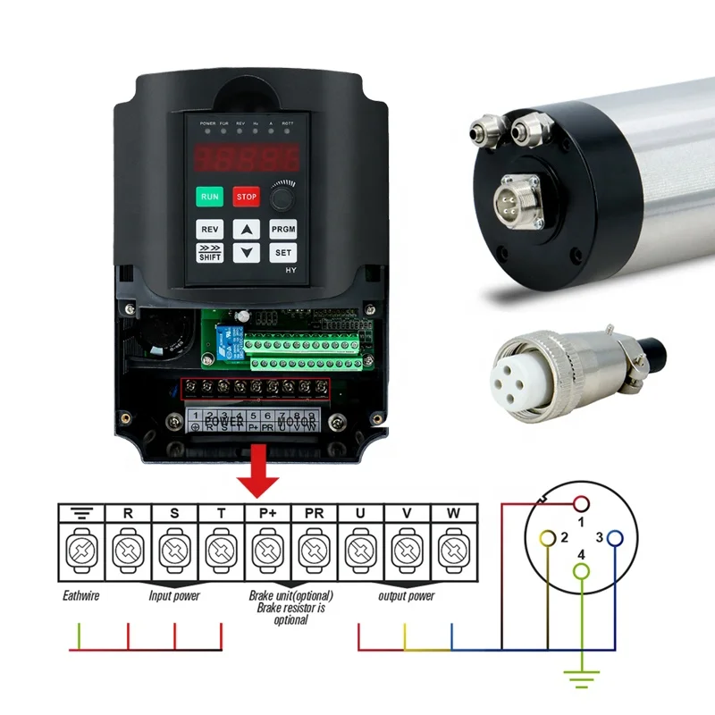 315KW 200KW 0.75KW 2.2KW 5.5KW 7.5KW 11KW VFD 15KW 주파수 인버터 컨버터 VFD 220V 380V 삼상 VFD 인버터