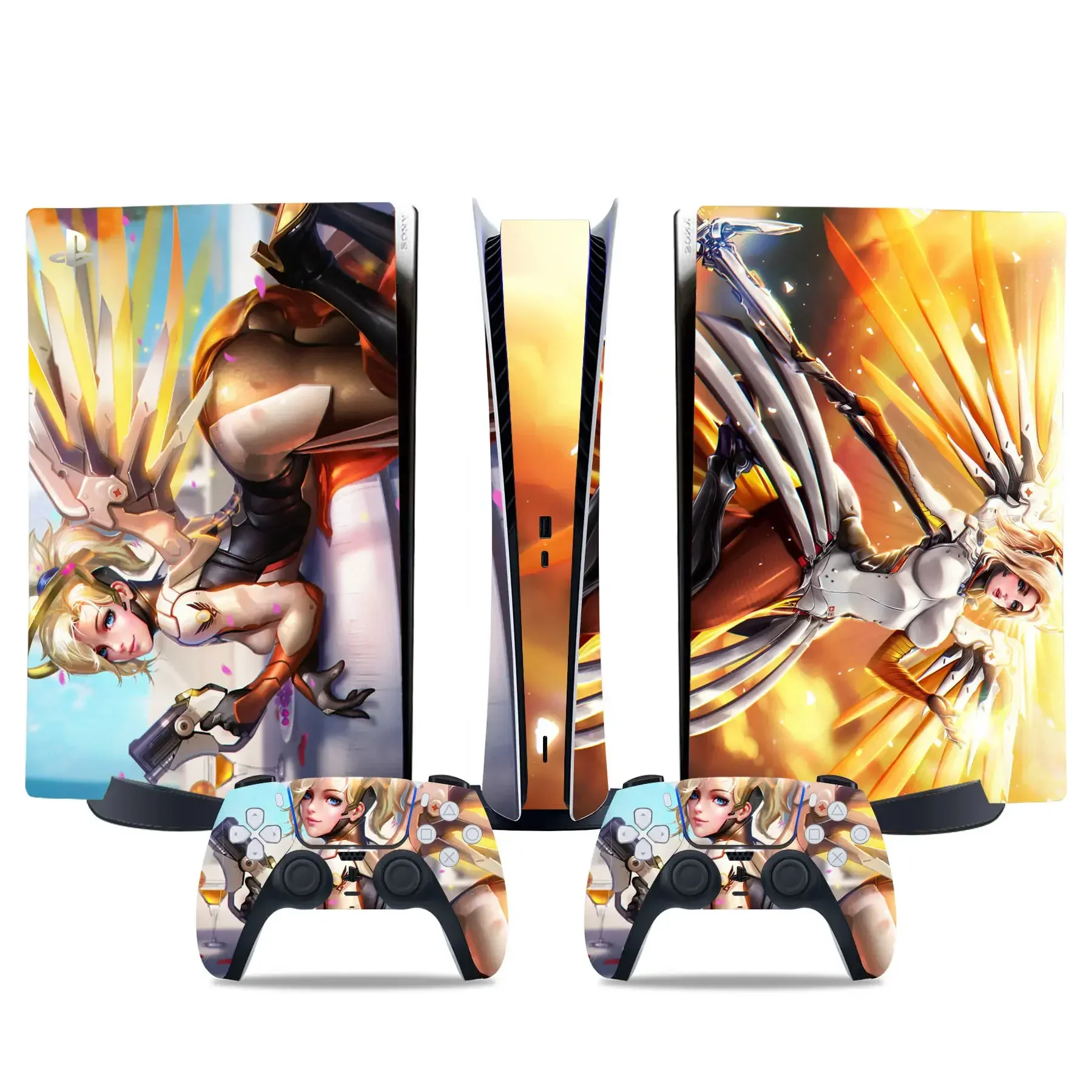 girls new game Colorful design custom skin for ps5 digital vinyl decal skin sticker
