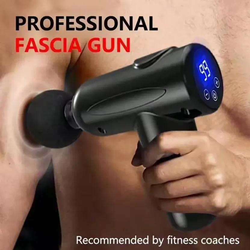 

2026 1PCCustomized powerful fascia gun full body massager to release muscle，same as the celebrity model USB-powered