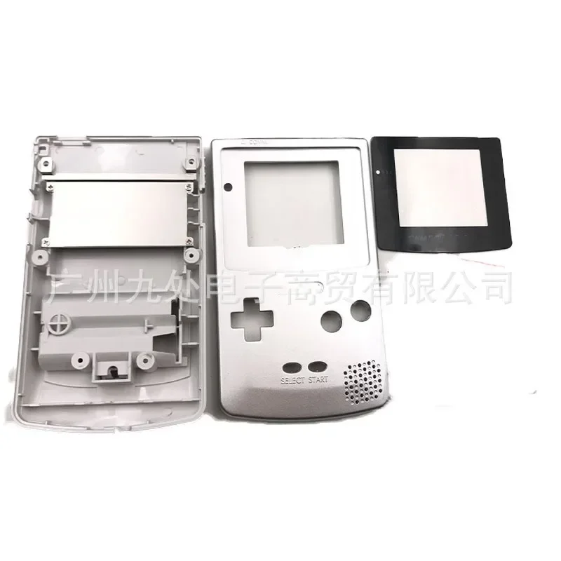 Original เกมคอนโซลเชลล์สําหรับ Gameboy สีคลาสสิกเกมคอนโซลสําหรับ GBC เปลือกหอยพร้อมปุ่ม